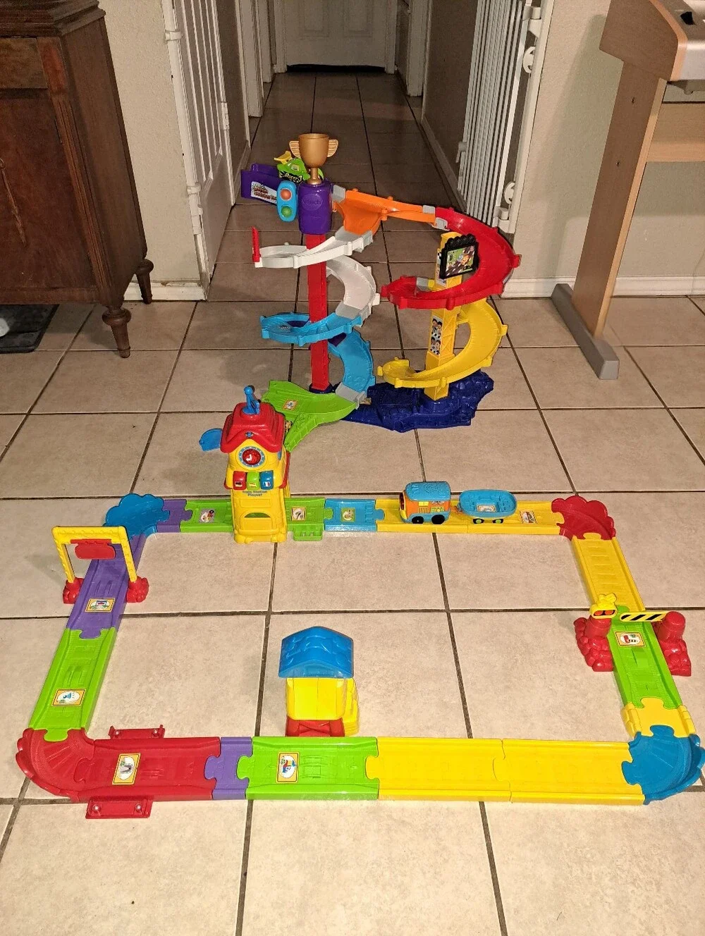 Vtech Raceway And Train Set